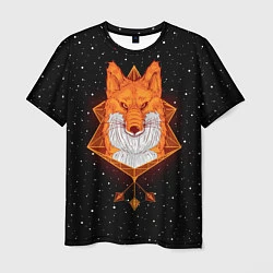 Мужская футболка Огненный лис