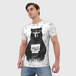 Футболка мужская Bear Hugs, цвет: 3D-принт — фото 2