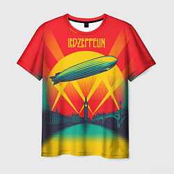 Футболка мужская Led Zeppelin: Hindenburg цвета 3D-принт — фото 1