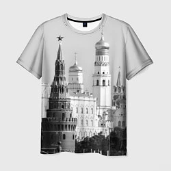 Футболка мужская Москва: Кремль, цвет: 3D-принт