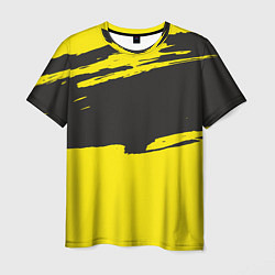 Мужская футболка Чёрно-жёлтый
