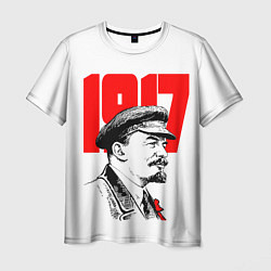 Мужская футболка Ленин 1917