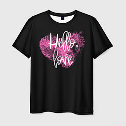 Мужская футболка Hello Love!