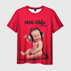 Мужская футболка Paparoach: Music Kid