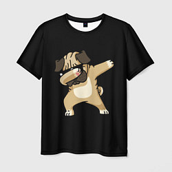 Футболка мужская Mops Dab, цвет: 3D-принт
