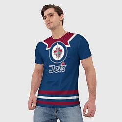 Футболка мужская Winnipeg Jets, цвет: 3D-принт — фото 2