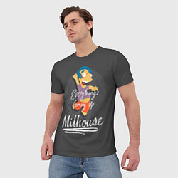 Футболка мужская Milhouse, цвет: 3D-принт — фото 2