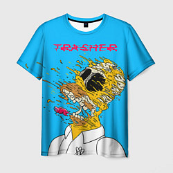 Мужская футболка Trasher Homer