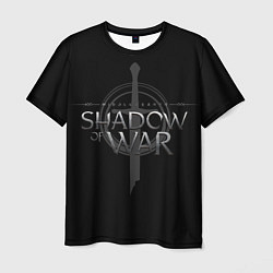 Футболка мужская Shadow of War цвета 3D-принт — фото 1
