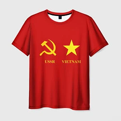 Мужская футболка СССР и Вьетнам