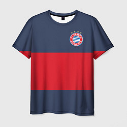 Мужская футболка Bayern Munchen - Red-Blue FCB 2022 NEW