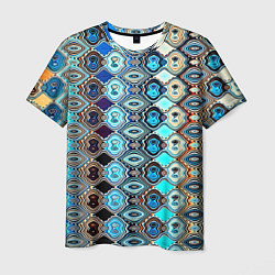 Мужская футболка Psychedelic mosaica