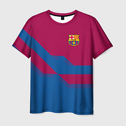 Мужская футболка Barcelona FC: Blue style