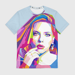 Футболка мужская Scarlett Johansson, цвет: 3D-принт