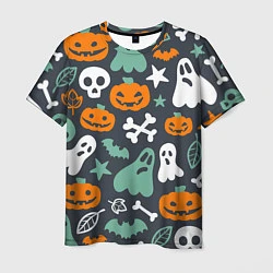 Мужская футболка Halloween Monsters