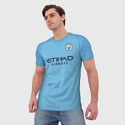 Футболка мужская Man City FC: Sterling Home 17/18, цвет: 3D-принт — фото 2