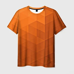 Мужская футболка Orange abstraction