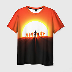 Футболка мужская Redemption Sunset, цвет: 3D-принт
