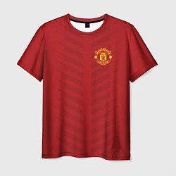 Мужская футболка Manchester United: Red Lines