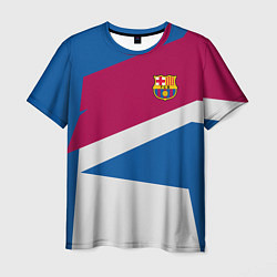 Футболка мужская FC Barcelona: Sport Geometry, цвет: 3D-принт