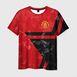 Мужская футболка FCMU: Red & Black Star