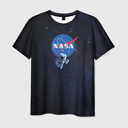 Мужская футболка NASA: Hello World