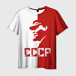 Футболка мужская Ленин СССР, цвет: 3D-принт