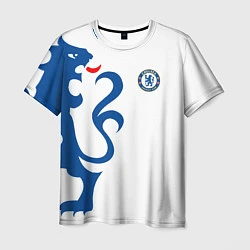 Мужская футболка FC Chelsea: White Lion