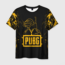 Мужская футболка PUBG: Black Soldier