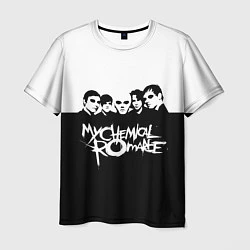 Футболка мужская My Chemical Romance B&W, цвет: 3D-принт