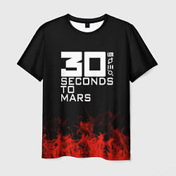 Мужская футболка 30 Seconds to Mars: Red Flame