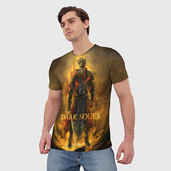 Футболка мужская Dark Souls: Flame Knight, цвет: 3D-принт — фото 2