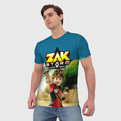 Футболка мужская Zak Storm, цвет: 3D-принт — фото 2