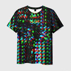 Футболка мужская Optical Glitch, цвет: 3D-принт