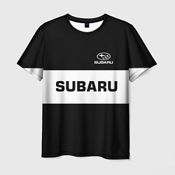 Футболка мужская Subaru: Black Sport, цвет: 3D-принт