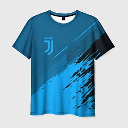 Футболка мужская FC Juventus: Blue Original, цвет: 3D-принт