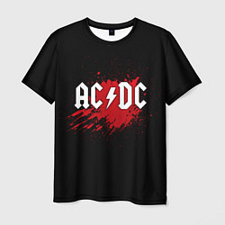 Футболка мужская AC/DC: Red Spot, цвет: 3D-принт