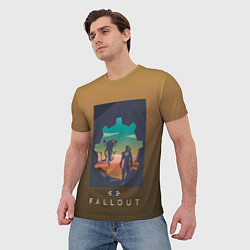 Футболка мужская Fallout: 101 Soldier, цвет: 3D-принт — фото 2