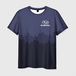 Мужская футболка Subaru: Night City