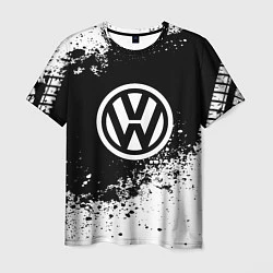 Мужская футболка Volkswagen: Black Spray