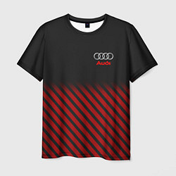 Мужская футболка Audi: Red Lines