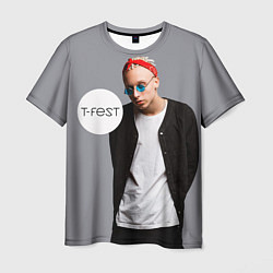 Мужская футболка T-Fest: Grey Style