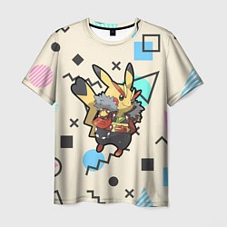 Мужская футболка Pikachu Geometry