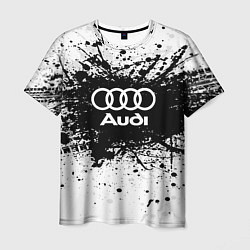 Мужская футболка Audi: Black Spray