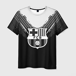 Мужская футболка FC Barcelona: Black Style