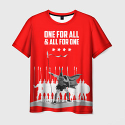 Мужская футболка One for all & all for one