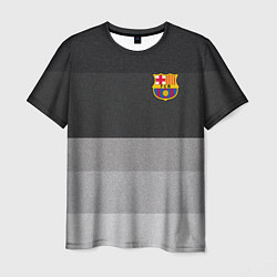 Мужская футболка ФК Барселона: Серый стиль