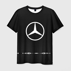 Мужская футболка Mercedes: Black Abstract