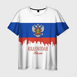 Футболка мужская Krasnodar, Russia, цвет: 3D-принт