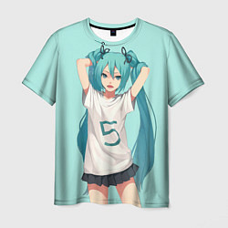 Мужская футболка Hatsune Miku